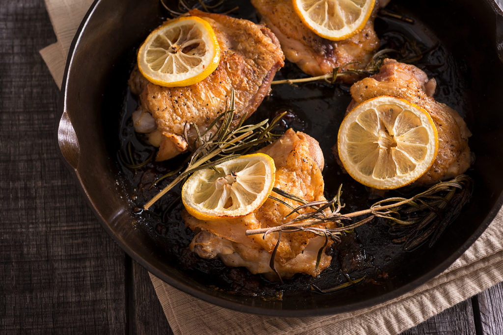Roast Chicken Thighs With Rosemary Recipe - Bon apetit